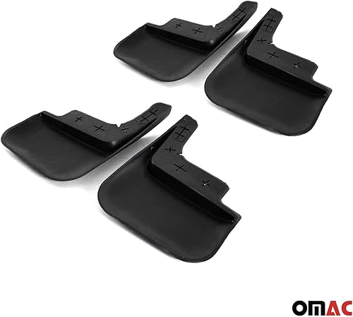 Miniatura 8 de OMAC Guardabarros Splash Barro Flaps para Chevrolet Captiva Sport 2008-2015 Negro 4 Unidades
