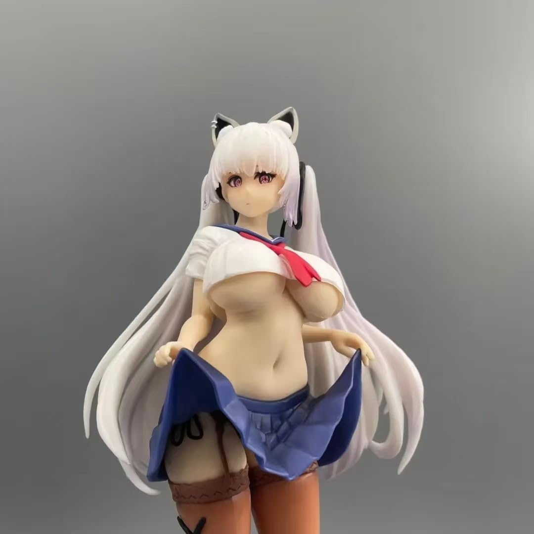 REOZIGN Alvina, Costume Da Marino, Figura Di Anime Alvina, 26 Cm, Fatto A Mano, PVC Manga Videogioco, Decorazione, Regalo Artigianale