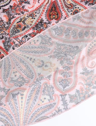 Image of ZAFUL Boho Beach Cover Ups for Women Sarong Coverups Sheer Bikini Chiffon Wraps Skirts for Swimwear