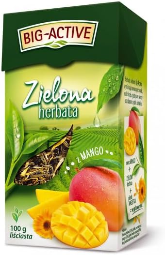 Green Tea With Mango Loose Leaf Tea Natural Pure And Refreshing Herbal Fruit Infusion Herbapol