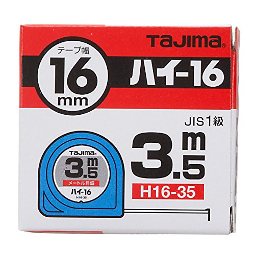 Tajima H16-35 Convex cinta métrica 3.5 m x 16 mm miniatura 2