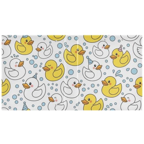 Classeur imprimé motif canards pour ne plus perdre vos cours et notes