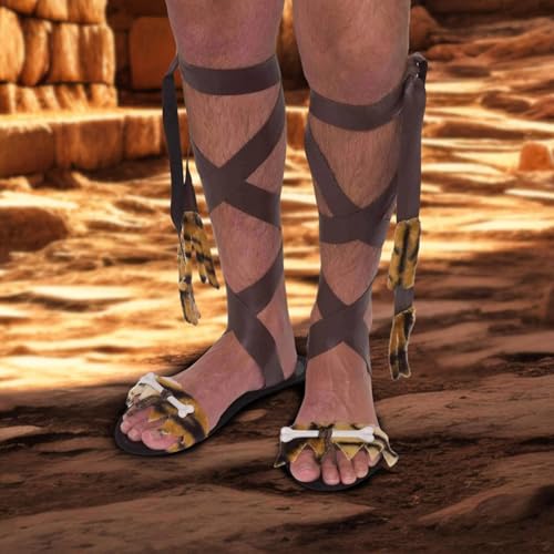 Forum Novelties Men's Stone Age Sandals3