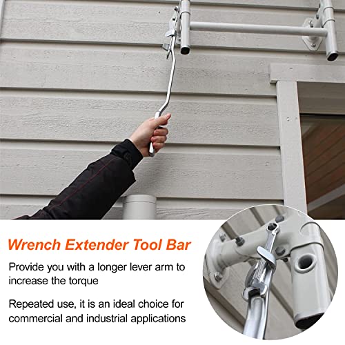 Yuanyuu Wrench Extender Tool Bar, 14 In Wrench Extender, Stainless Steel Torque Wrenche Tools For Mechanics, Labor-Saving And Convenient Wrench Extender (1) #TOP6