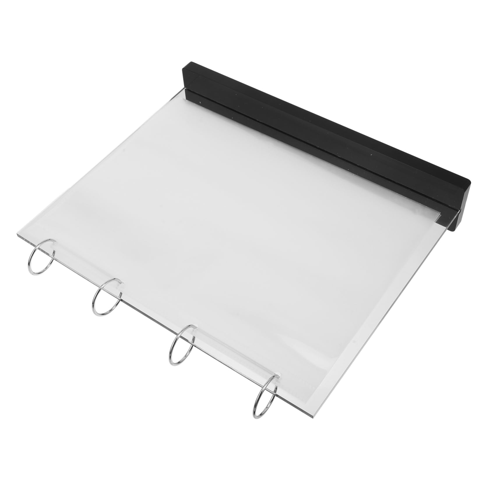 ERINGOGO Expositor de Menús Transparente de Acrílico Portacarteles de Sobremesa para Centro de Mesa Páginas Portamenús para Tienda de Café o Restaurante Soporte para Carteles