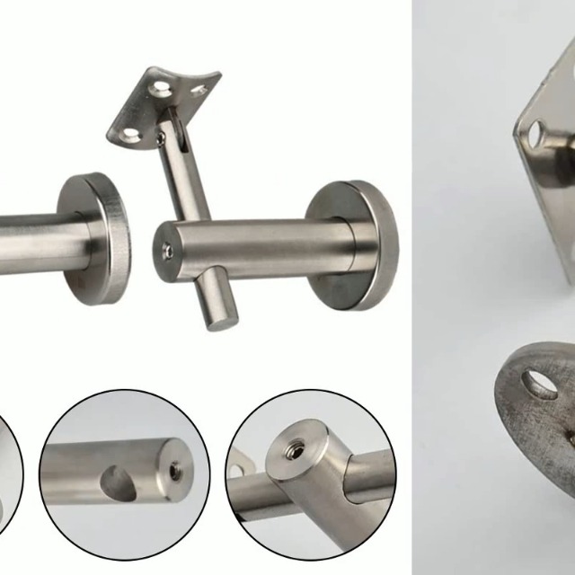 Adjustable Handrail Bracket Wall-Mounted - Aleader Machinery - View #5