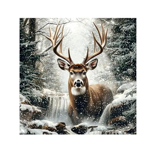 Image of QENSPE Diamond Art Kits for Adults, Antelope Diamond Painting Kits