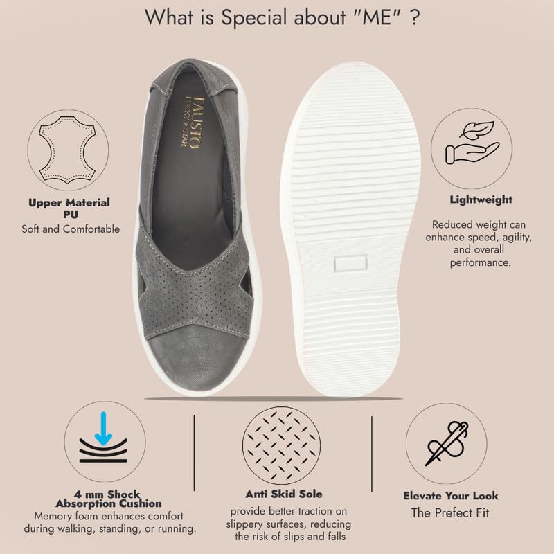 Image of FAUSTO Women Sneaker Pull-On Shoes