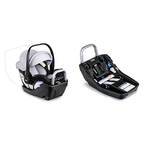 Britax Willow S Asiento infantil para automóvil con base alpine, tecnología ClickTight, asiento de automóvil orientado hacia atrás y base de asiento