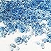 Glass Sand Glass Beads (1.1 Pounds), Five Colors, Decorative Bottom Sand for Aquarium Landscaping, Bottom Sand for Aquatic Aquarium Landscaping (Light Blue)