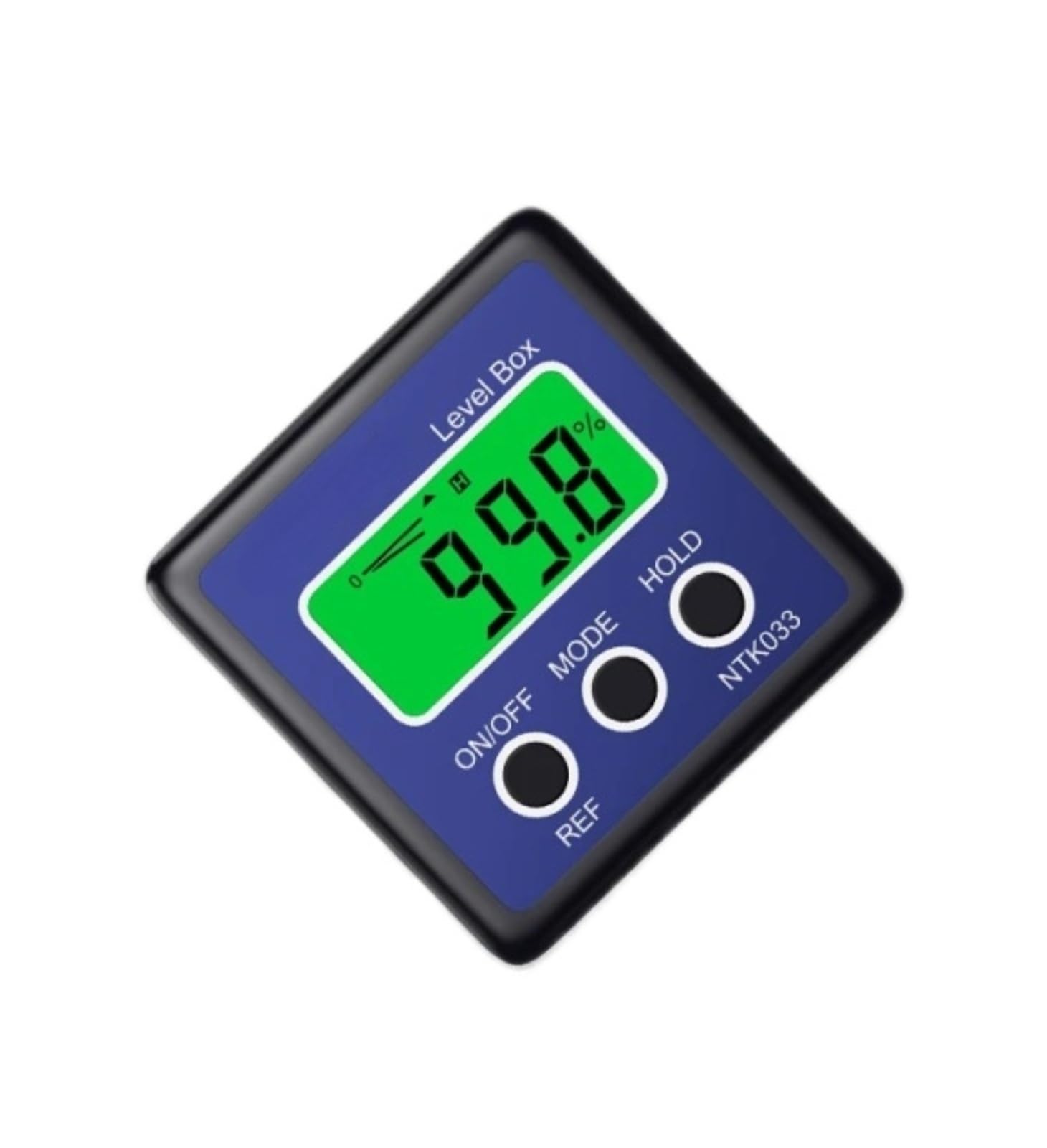Strumento di misurazione della scatola di livello digitale, misuratore di angolo digitale, goniometro 4 * 90°, base magnetica, inclinometro, strumento di prova Misurazione dell'angolo(TK4W-14RN)