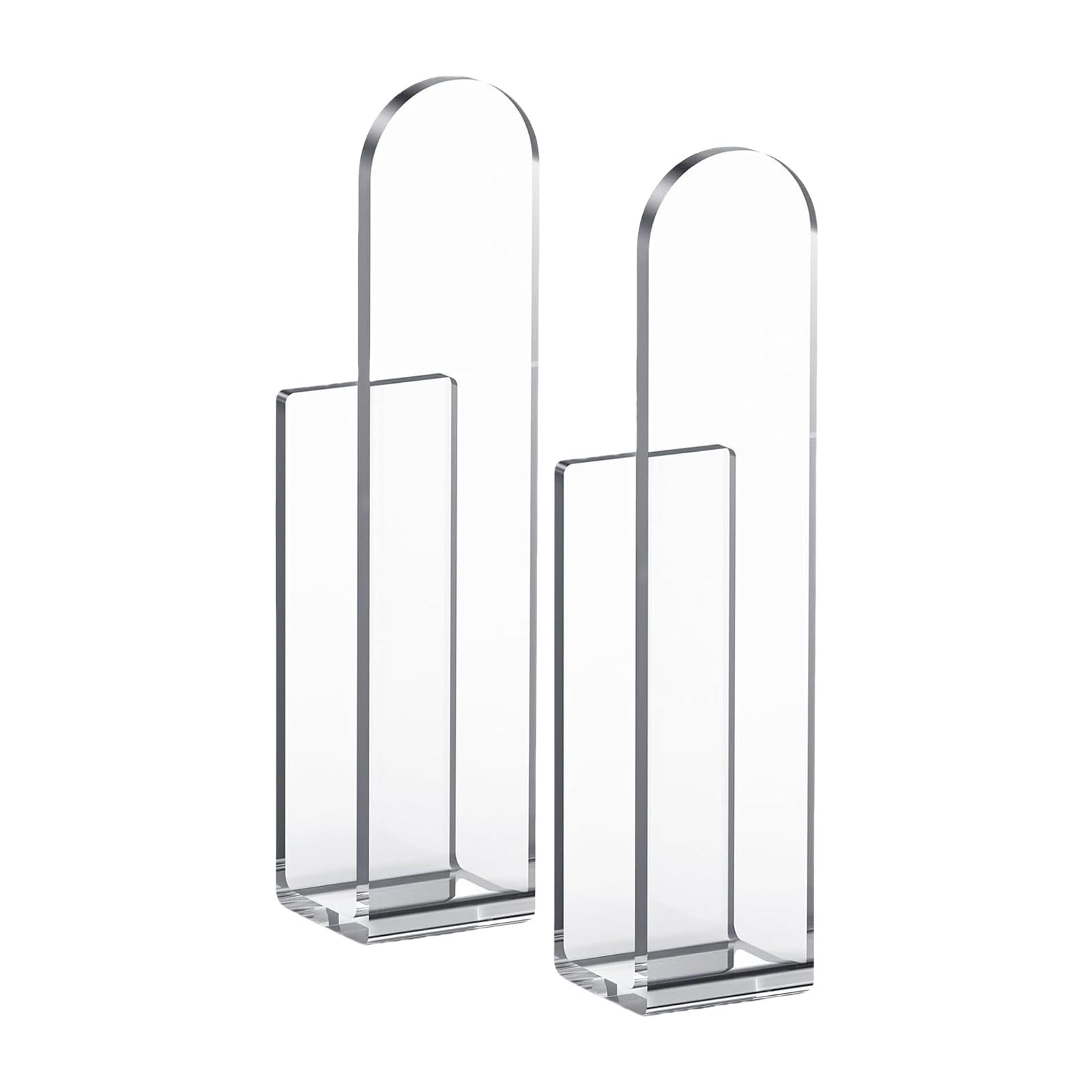 Buxuaaaa Multicolor Of 2 Acrylic Clear Racks For Baseball Caps Strong Adhesive Hat Holder For Wall And Door Storage Closet Hat Hanger Bedroom Storage