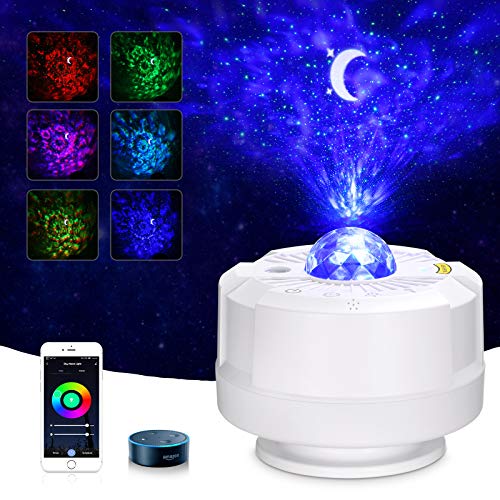 LED Sternenhimmel Projektor Nachtlicht, OPPEARL RGB mit Alexa Google Home, Kinder Sternenlicht Projektionslampe für Baby, Kinder Wohnzimmer,