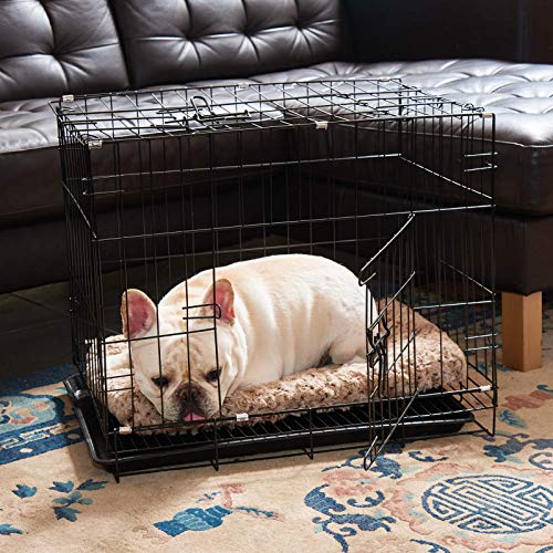 Joyelf Dog Crate Bed, Medium Washable Pet Bed Mats For Crate, Plush Non-Slip Crate Pad Soft Cushion For Medium Dogs With Squeaky Bone Toy As Gift #TOP6