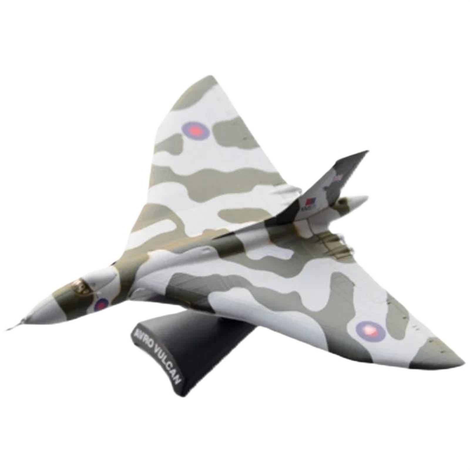 Modelo de avión Vulcan de metal, miniatura coleccionable de alta precisión 8