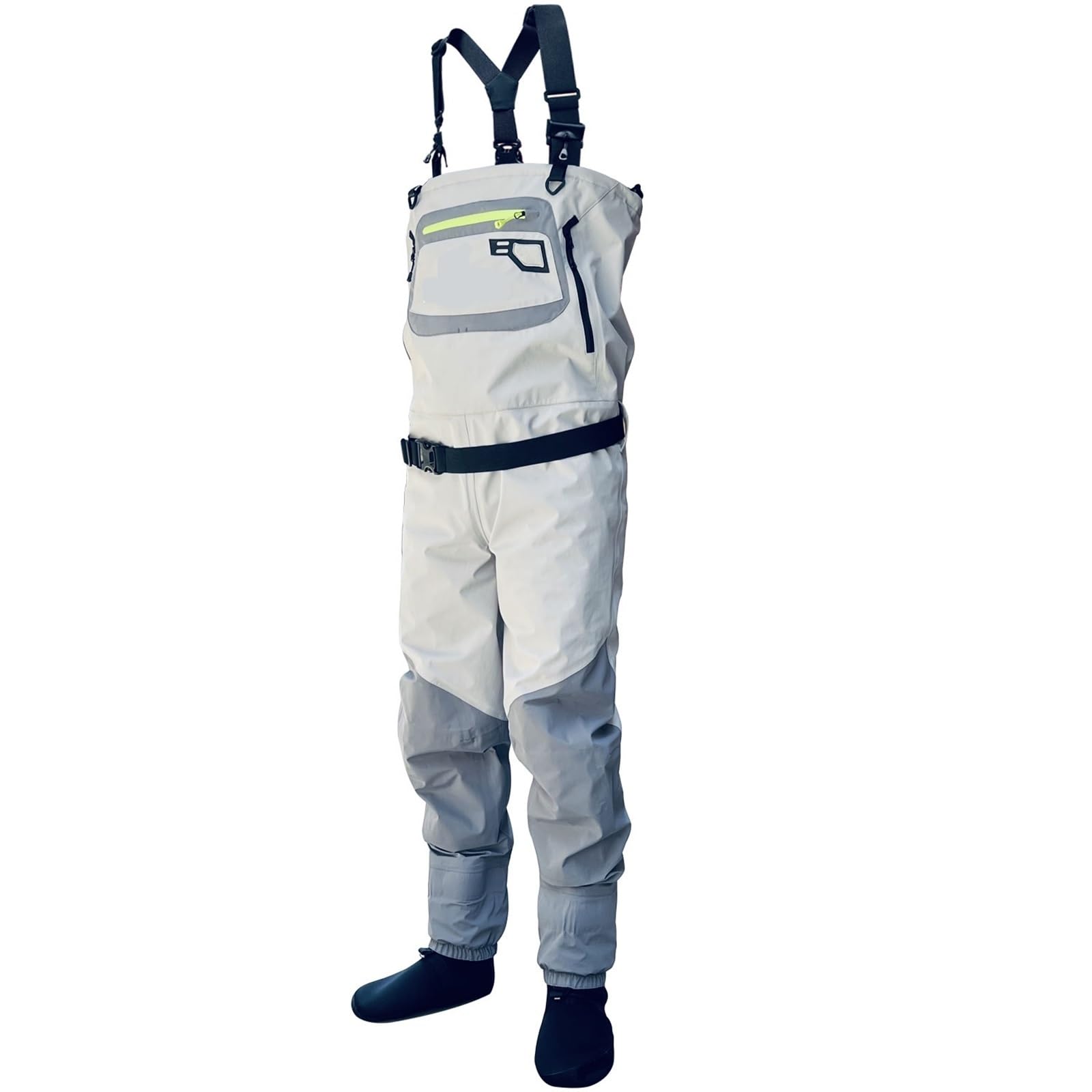 GGNPCWW Wading Suit Traspirante Pesca Stockingfoot Petto Vita Convertibile Trampoliere Impermeabile Neoprene Boot Kayak Hip Wading Pantaloni Per Uomini e Donne