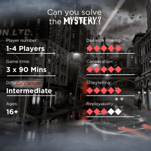 Adventure Games: The Gloom City File – A Kosmos Game From Thames & Kosmos | Collaborative, Replayable Storytelling Gaming Experience For 1 To 4 Players Ages 16+ #TOP2