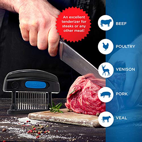 Image of Jaccard 15-Blade Meat Tenderizer, Simply Better Meat Tenderizer, ABS Columns / Removable Cartidge, NSF Approved, Black