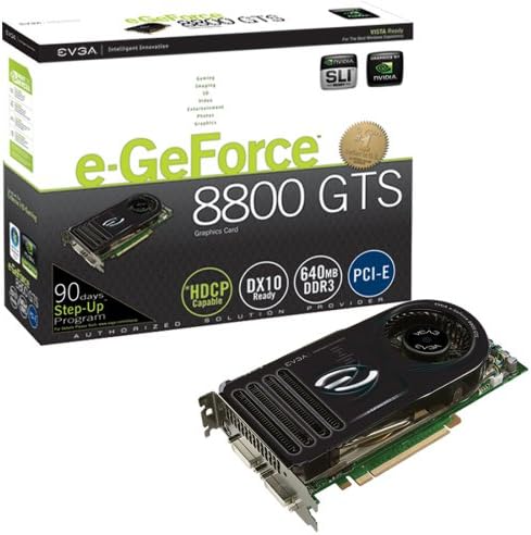 eVGA e-GeForce 8800 GTS 640MB DDR3 PCI-Express Graphics Card-Lifetime Warranty