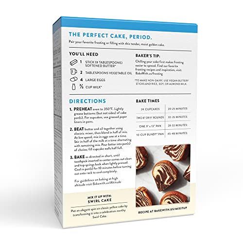 King Arthur, Mix Cake Yellow Gluten Free, 22 Ounce