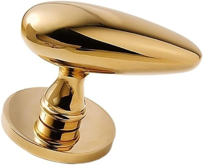 Brass Door Lock Set with Optional Double Wooden Door Lever(Magnetic 7255 Lock)