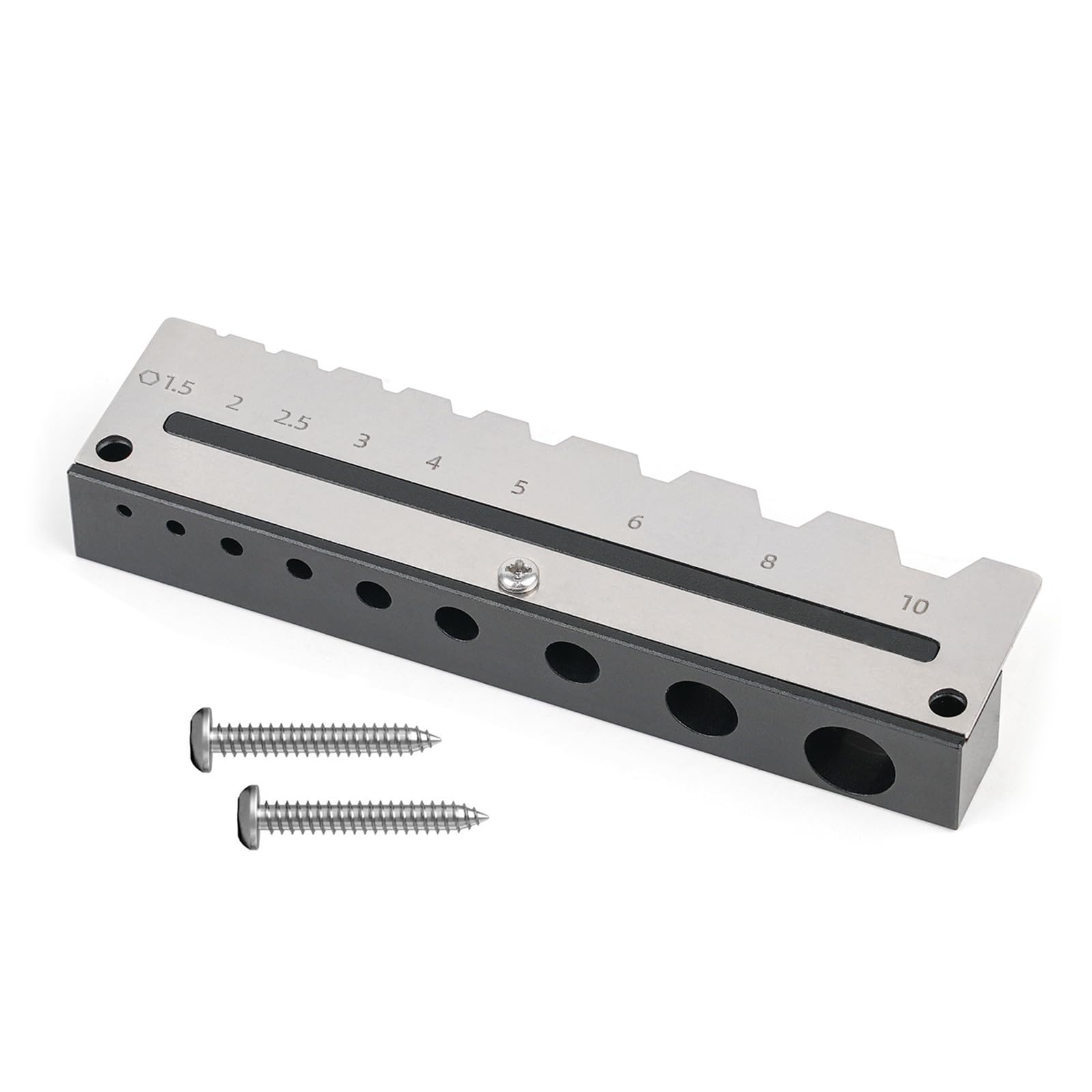 Qsvbeeqj Space Saving Metal Wall Mount Panel Hex Wrench Holder Compact Tool Shelf And Screw Mount Storage Rack
