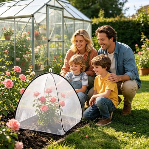 Cubierta de protección solar para plantas en macetas y césped 3
