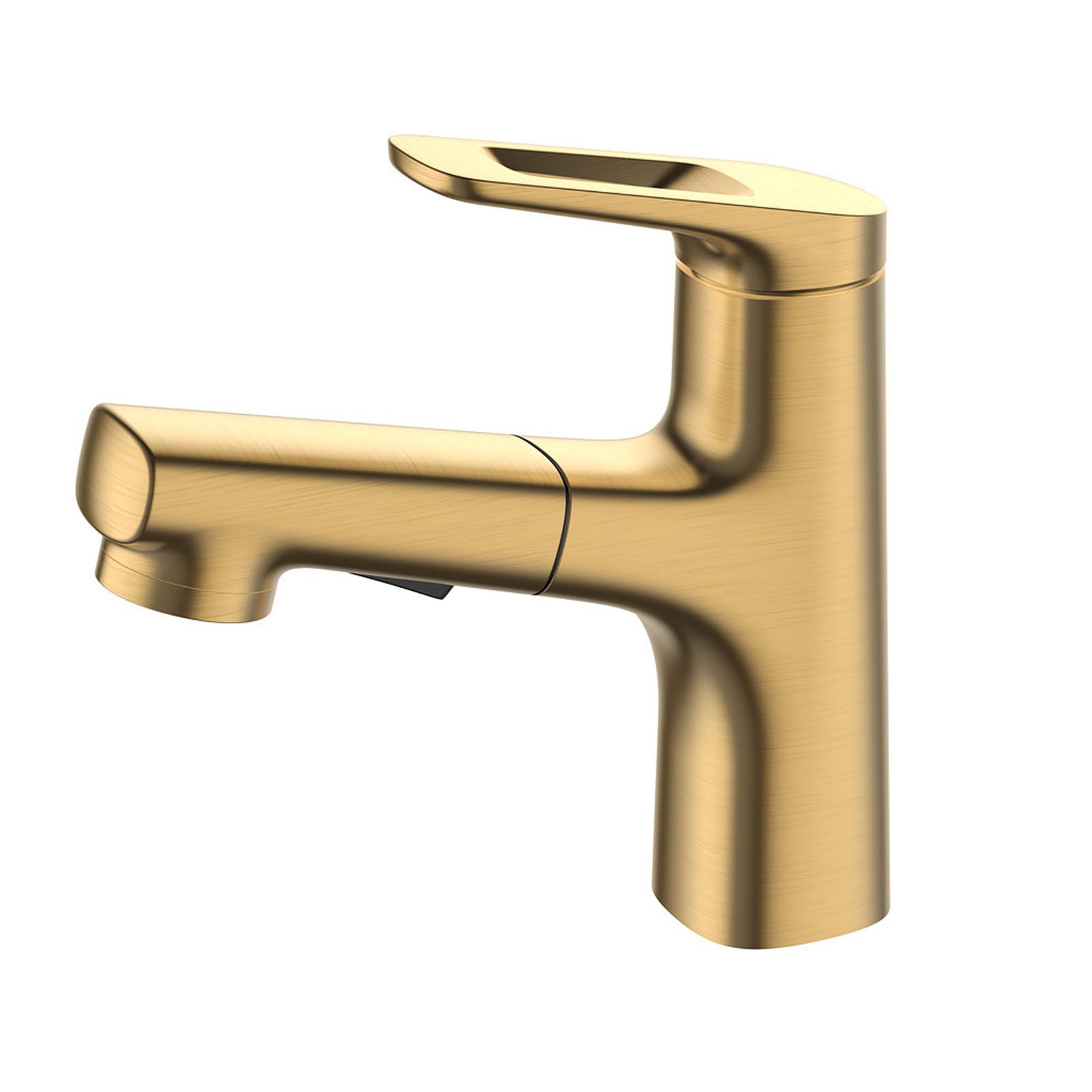 Robinet de salle de bain extractible mitigeur de lavabo moderne eau haute pression