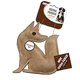 Ethical Pet Dura-Fused 7.5-Inch Leather Dog Toy, Small, Fox