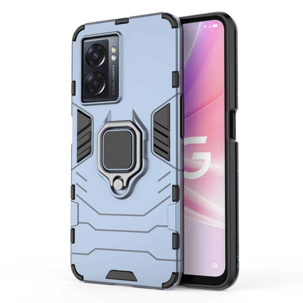 Cover Compatibile con Xiaomi Redmi 10C, Custodia 2in1 Dual Layer Ibrida [360°] Full Body Antiurto Protettiva [Silicone TPU Fronte] e [Rigida Plastica Back] caso per Xiaomi Redmi 10C, Nero