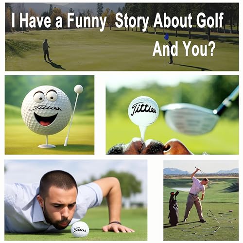 Image of Bamveio Funny Titteiss Golf Hats Flat Bill for Men Women,Titties Golf Gifts Baseball Cap for Adults Humor,Black 5