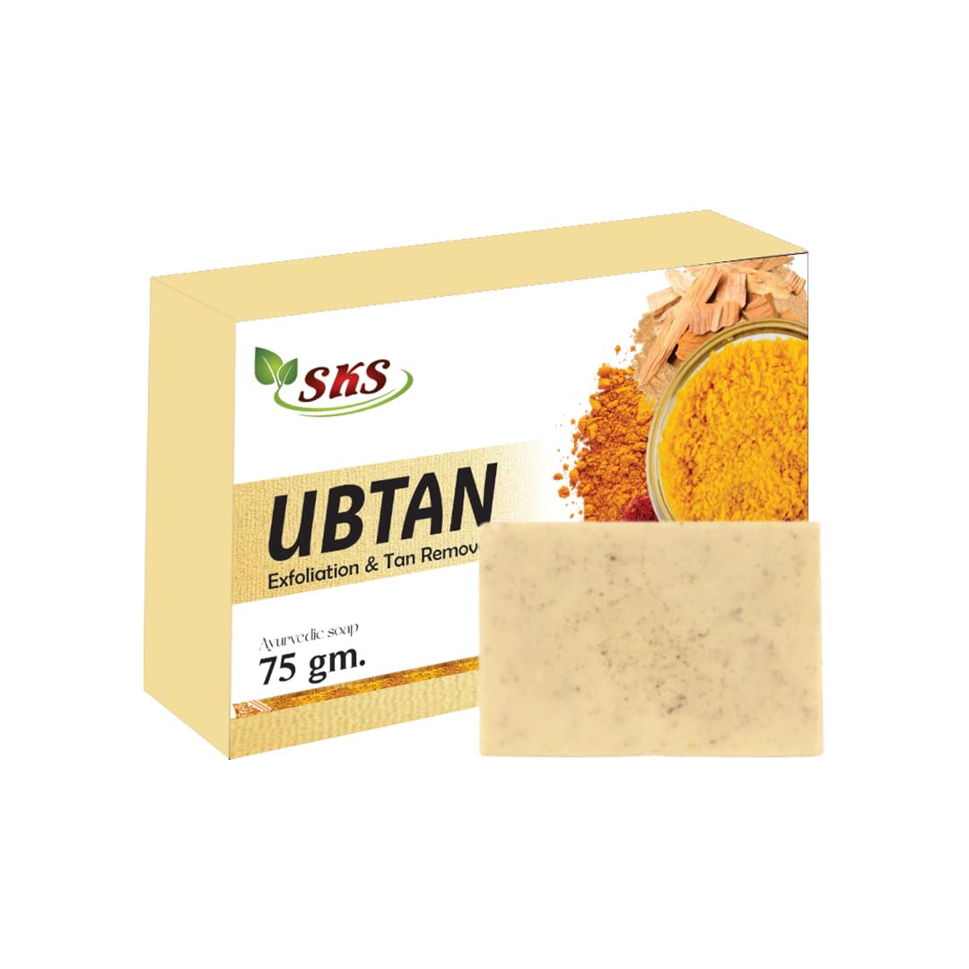 SKS BIOTECH SKS Ubtan Soap with Kesar (Saffron) 75 g - Image 1