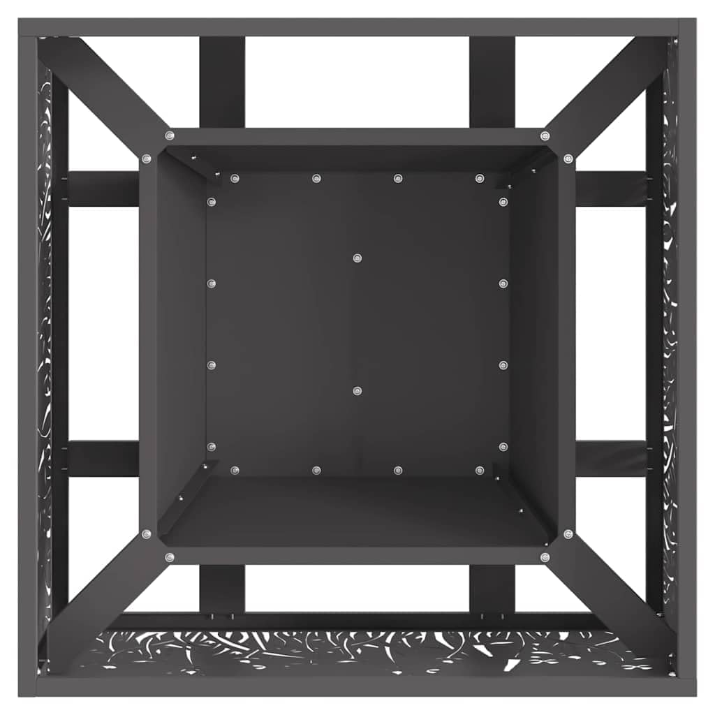 Kwadrat stalowy czarny 60 x 60 x 30 cm