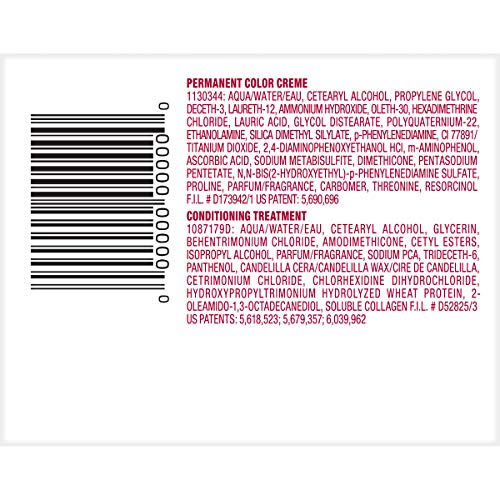 L'Oreal Paris Excellence Creme Permanent Hair Color, 3 Natural Black (Pack of 3)