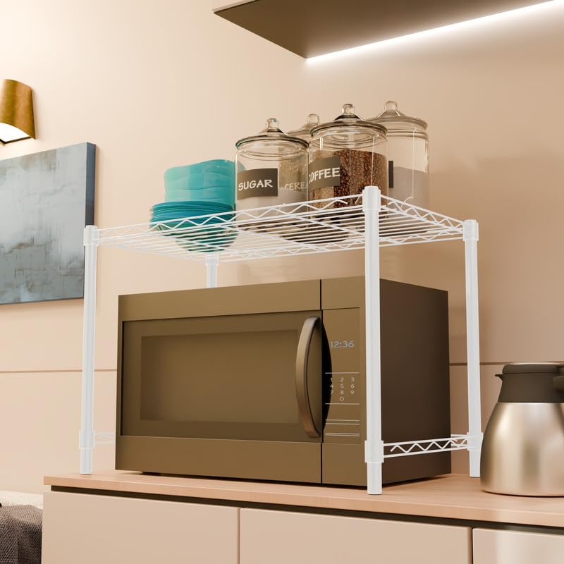 Image of 1-Shelve Heavy Duty Steel Storage Rack | Multipurpose Shelving Unit for Kitchen, Home & Utility