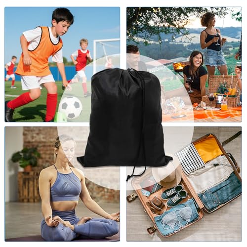 10-Pack Drawstring Bags with Toggle Closure - Lightweight & Durable Nylon Gym Bags for Sports, Travel and Daily Use2