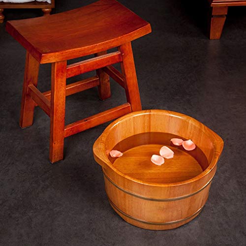 Spa de pies de madera sólido para pedicure y relajación miniatura 4