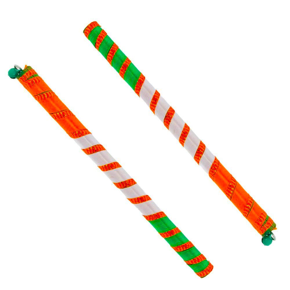 DMS RETAIL Multicolor Dandiya Garba Sticks Pack of (1), Wood (Multicolour) - Image 4 thumbnail