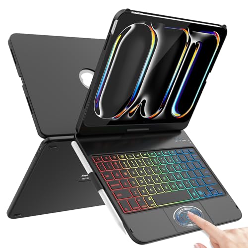 TaIYanG Touch iPad Pro 11 inch case with Keyboard (M5/M...