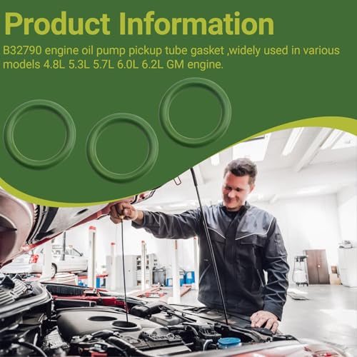 Image of B32790 Engine Oil Pump Pickup Tube Gasket ID 0.8 inch for GM LS - 3 Pack | Replacement Seal Fits 4.8L 5.3L 5.7L 6.0L 6.2L LS Engines - Replaces 12584922
