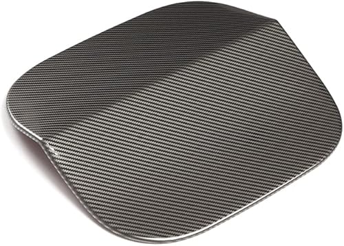 Miniatura 3 de Tapa de gas de fibra de carbono de acero inoxidable, cubierta de puerta de tanque de llenado de combustible, accesorios exteriores del automóvil,