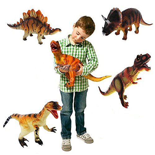 Grands dinosaures * 6 * assorties plastique Animaux enfants figurines [Jouet]