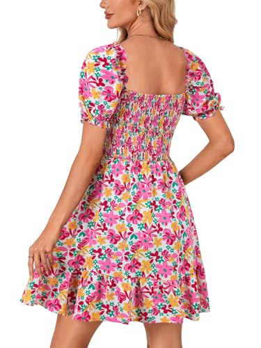 Image of Rooscier Women's Summer Boho Mini Dress