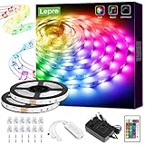 [ Musik LED Strip Lichtband ]: Der RGB LED Strip kann der Musik oder Tonaufzeichnung folgen, und die Lichter zusammen mit Musikschlägen(oder Hände klatschen) tanzt im Musik modus. Nutzen sie es, um ihre Umgebung lebendig zu machen!