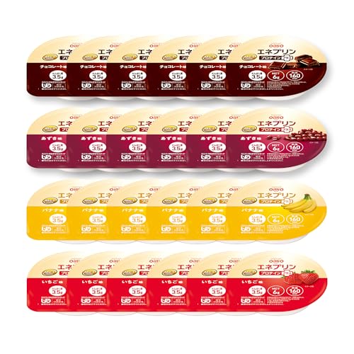 日清オイリオ 公式ストア エネプリン プロテインプラス バラエティパックバラエティパック ハイカロリープリン 栄養補助食品 介護食 舌でつぶせる やわらかい 食べきりサイズ 高カロリー エネルギー たんぱく質 MCT配合 (24個入り（4種×各6個）)の商品画像（Amazon）