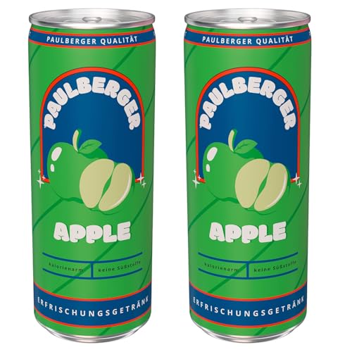 Paulberger Apple/Apfel Limo Set Crimax Paul Berger 2x Paulberger Apple (2x330ml) (660ml) inkl. 2x0 25 Einweg
