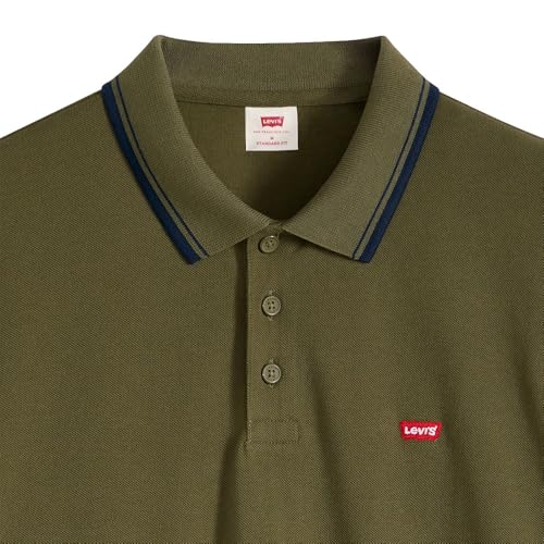 Levis Hm Polo Wood Tipping Stripe Olive – Ansicht 6