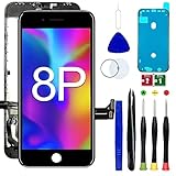 FIXBY for iPhone 8 Plus Screen Replacement, LCD Display Digitizer Full Assembly with Repair Kits for