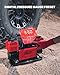 [2026 Upgraded] LASFIT X4 Off Road Air Compressor [Dual Cylinder with Auto Stop] Heavy Duty Portable Air Compressor Tire Inflator Air Pump w/Digital Pressure Gauge for 4x4 Vehicles, Trucks, RVs