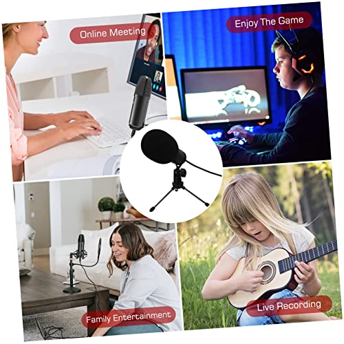Microphone streaming USB avec trépied de table pour ordinateur et visioconférence - 5